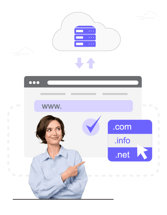 Domain name banner