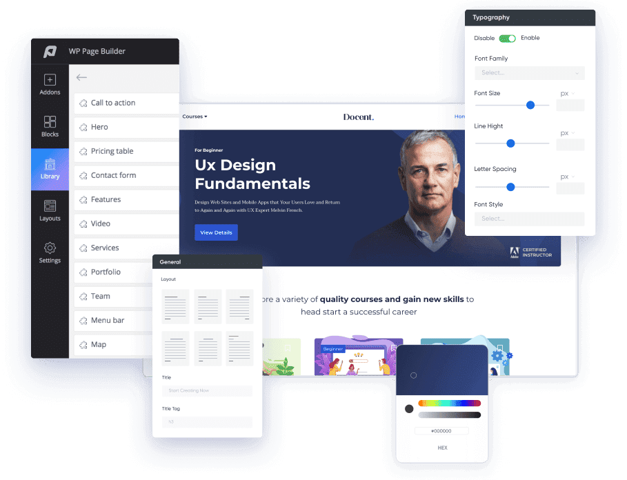 Websitebuilder banner